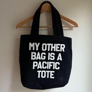 Black Pacific Tote Bag